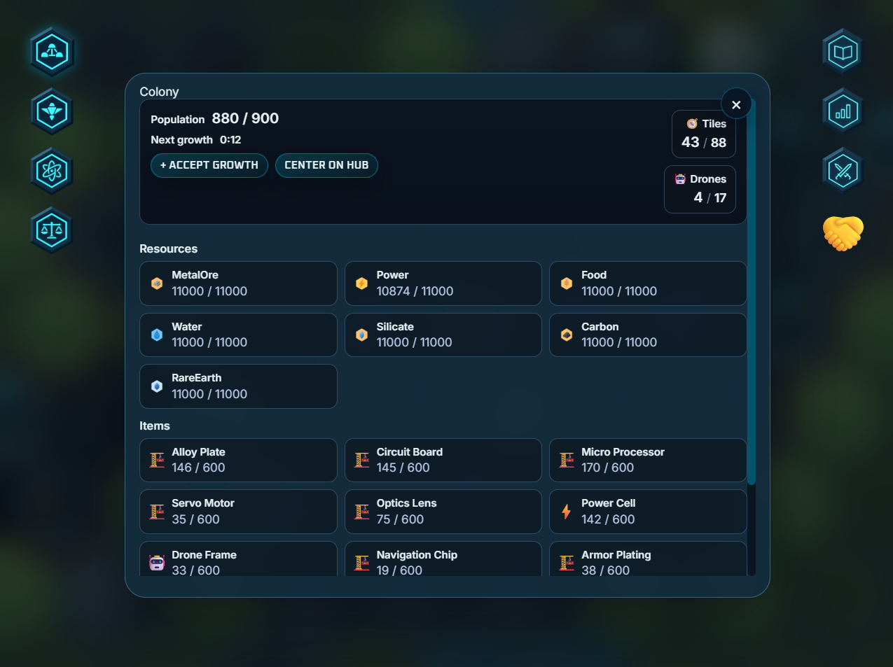 Logistics planning view